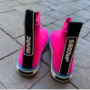 Marc Jacobs Fuchsia and Black High-Tops